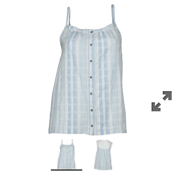 Bob Timberlake Tops - Bob Timberlake Blue White Stripe Camisole NWT